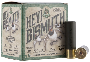 Picture of HEVI-Shot HEVI-Bismuth 10Gauge 3.50" 1 3/4oz Bismuth 2Shot 25 Per Box/10 Case HS15502