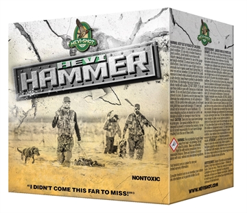 Picture of HEVI-Shot HEVI-Hammer 12Gauge 3.50" 1 1/2oz 2Shot 25 Per Box/10 Case HS28302
