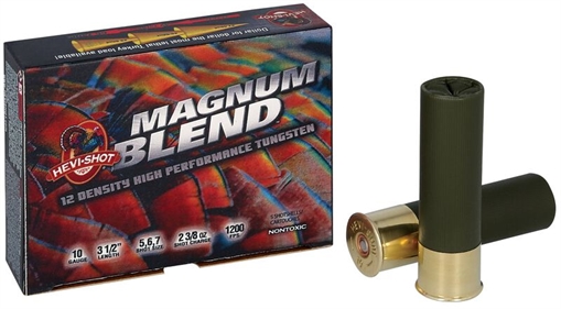 Picture of HEVI-Shot Magnum Blend 10Gauge 3.50" 2 3/8oz Tungsten 5/6/7Shot 5 Per Box/10 Case HS13567