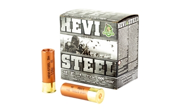 Picture of HEVI-Shot HEVI-Shot, HEVI-Steel, 12 Gauge 3", Max Dram, 1 1/4 oz, #4 Shot Size, 25Rd Box HS60004