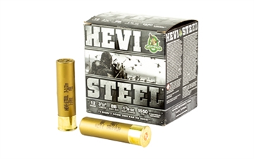 Picture of HEVI-Shot HEVI-Shot, HEVI-Steel, 12 Gauge 3.5", Max Dram, 1 3/8 oz, BB, 25Rd Box HS65088