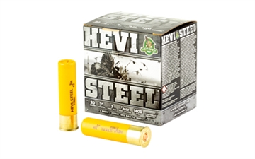 Picture of HEVI-Shot HEVI-Shot, HEVI-Steel, 20 Gauge 3", Max Dram, 7/8 oz, #3 Shot Size, 25Rd Boxy HS62003