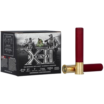 Picture of HEVI-Shot Hevi-XXI, 410 Bore, 3" Chamber, #7 Shot, Tungsten Pellets, 25 Round Box HS54107
