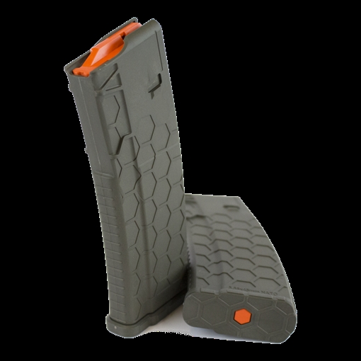 Picture of HEXMAG Magazine, Series 2, 223 Remington/556NATO, 30 Rounds, Fits AR Rifles, Polymer, Olive Drab Green HX30-AR15S2-ODG
