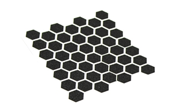 Picture of HEXMAG BLACK GRIP TAPE 46 HEX SHAPES FOR HEXMAGS HXGTBLK HXGT-BLK