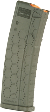 Picture of HEXMAG Magazine, Series 2, 223 Rem, 556NATO, 10rd, 30rd Body, OD Green, Fits AR Rifles HX1030-AR15S2-ODG