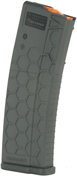 Picture of Sentry Hexmag Series 2 AR-15/M4/M16 Rifle Magazine Grey with Orange Follower .223/5.56x45mm 30/rd HX30-AR15S2-GRY