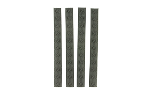 Picture of Hexmag HXMLC4PKBLK M-LOK Rail Cover 4 Slot 4 Slot M_LOK Cover Black MLC-4PK-BLK HX-MLC-4PK-BLK