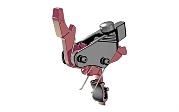 Picture of Hiperfire PDI RG, Drop-In Trigger Kit, Fits AR15/AR10/PCC, Rose Gold Color, Titanium-Carbon-Nitride & H&M Blacknitride+ Finish, Flat Trigger, 2LB Pull PDIRG