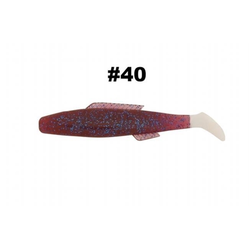 Picture of H & H LURE 3" COCAHOE MINNOW PURP/BLU/WHT CMR10-40