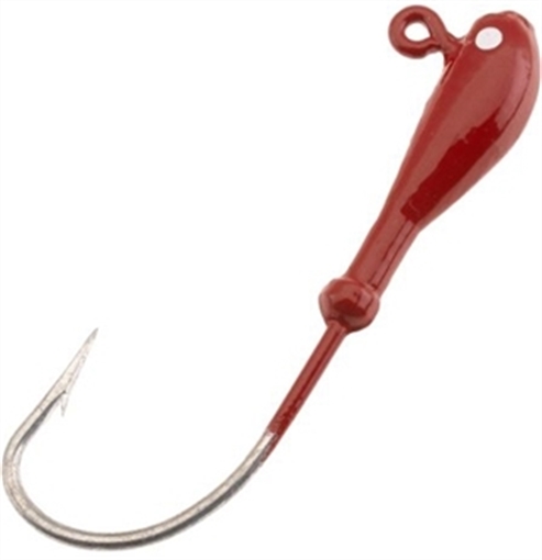 Picture of H&H LURE BALL JIG HEAD 1/16 10BG-RED B1610-01