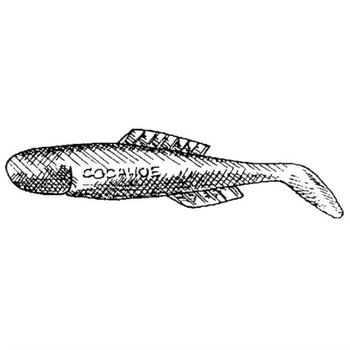 Picture of H&H LURE COCAHOE MINNOW JR 2.75" - SMOKE/RED MF CMJR10-11