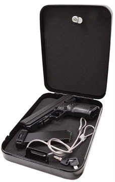 Picture of Hi-Point JCP Home Security Package 40 S&W 10+1 4.50" Black Steel Barrel, Serrated Steel Slide, Polymer Frame & Grip, Keyed Lock Box 34011HSP