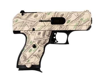 Picture of Hi-point C-9 Money Handgun 9mm Luger 8rd Magazine 3.5" Barrel $100 Bill Pattern 916 MONEY