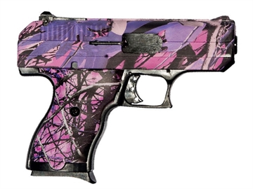 Picture of Hi-Point C9 9mm Luger 8+1, 3.50" Black Steel Barrel, Hydro-Dipped Pink Camo Serrated Steel Slide, Hydro-Dipped Pink Camo Polymer Frame & Grip 916PI