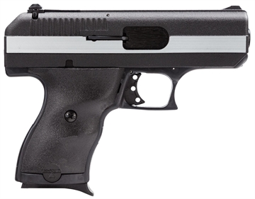 Picture of Hi-Point Firearms Model CF-380, Striker Fired, Semi-automatic, Polymer Frame Pistol, Compact, 380 ACP, 3.5" Barrel, Matte Finish, Duo Tone Black and Silver, Polymer Grips, 3 Dot Sights, 8 Rounds, 1 Magazine, Hard Case CF380HCT1
