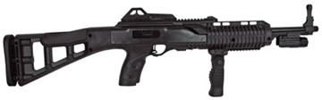Picture of Hi-Point 995TS Carbine 9mm Luger 16.50" 10+1 Black All Weather Molded Stock W/Forward Folding Grip and Weapon-Mounted Flashlight 995FGFLTS