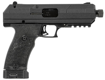 Picture of Hi-Point Firearms JCP Gen 2, Semi-automatic, Striker Fired, Polymer Framed Pistol, Full Size, 45 ACP, 5.2" Threaded Barrel, Threaded .578x28, Matte Finish, Black, 9 Rounds, 1 Magazine JHP45G2