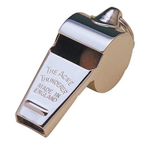 Picture of Hiatt Thompsons 60.5 Nickel Thunderer Whistle Silver HC60N