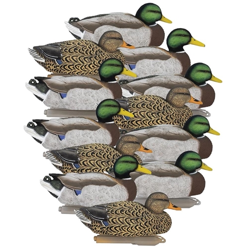 Picture of Higdon Legacy Mag Mallard Flocked Head Duck Decoys 6/ct 17004