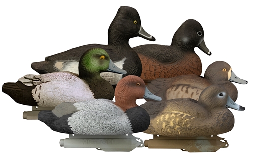 Picture of Higdon Outdoors Standard Diver Pack Bluebill/Redhead/Ringneck Species Multi Color Foam Filled 6 Pack 19994