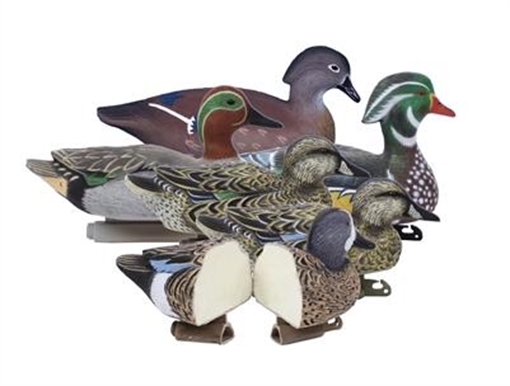 Picture of Higdon Outdoors Puddle Pack - 2/ct Green Wing Teal 2/ct Blue Wing Teal 2/ct Wood Ducks 19993