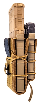 Picture of High Speed Gear TACO Double Decker Mag Pouch Coyote Brown Nylon Belt Belts 2.25" Wide Compatible w/ Rifle Compatible w/ Pistol 13DD10CB