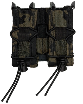 Picture of High Speed Gear TACO Mag Pouch Double MultiCam Black Nylon Belt Belts 2.25" Wide Compatible w/ Pistol 13PT12MB