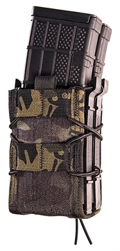 Picture of High Speed Gear TACO Mag Pouch MultiCam Black Nylon Belt Compatible w/ Rifle 13TA10MB