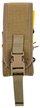 Picture of High Speed Gear TACO X2R Mag Pouch Double Covered Coyote Brown Nylon MOLLE Compatible w/ Rifle 182RC0CB