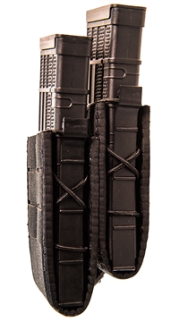 Picture of High Speed Gear 41TS02BK Taco Double Duty Staggered Black Nylon Laminate Pistol