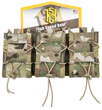 Picture of High Speed Gear TACO Shingle Mag Pouch Triple MultiCam Nylon MOLLE Compatible w/ Rifle 45TA00MC
