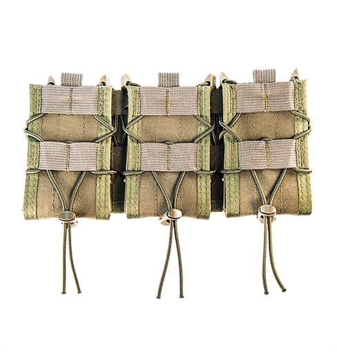 Picture of High Speed Gear TACO Shingle Mag Pouch Triple OD Green Nylon MOLLE Compatible w/ Rifle 45TA00OD
