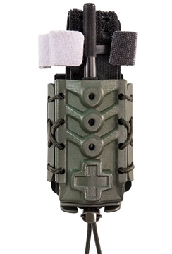 Picture of HSGI: Kydex Tourniquet TACO U-Mount-Olive Drab HSG-11TQK0OD
