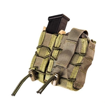 Picture of HIGH SPEED GEAR LEO PLATFORM OPEN MOLLE OPEN TOP CUFF CASE WITH PISTOL TACO BLACK 11PC00BK
