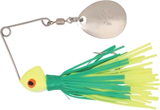 Picture of HILDEBRANDT SPIN DANDY 1/8 - GOLD/CHT & WHT 0DANG-CHWH