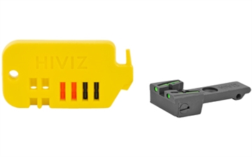 Picture of Hi-Viz Adjustable Rear Sight, Fits Ruger Revolvers with Factory Adjustable Rear Sight Except SP101 and LCRx, Includes Green and Red LightPipes RGRAD211