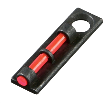 Picture of HiViz Flame Bead Replacement Front Sight Black Red Fiber Optic Front Sight Universal Threads FL2005R