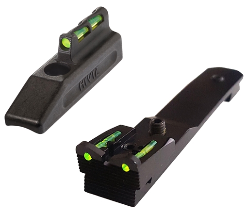 Picture of HiViz Henry .22 LR Interchangeable Front Sight Set Black Green, Red, White LitePipes for Henry Lever Action HHVS001