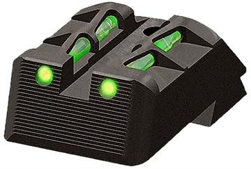 Picture of HiViz LiteWave Rear Sight Green/Red Fits Kimber 1911 models with fixed rear sights (excluding Micro and Solo) KBLW11