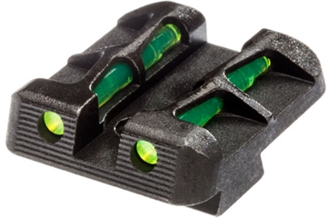 Picture of HIVIZ LiteWave Rear Green Sight fits Glock Models Chambered in 9mm Luger 40 S&W and .357 Sig GLLW15