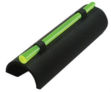 Picture of HiViz Plain Barrel Snap-On Front Sight Black Green/Red Fiber Optic MPB
