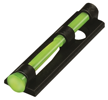 Picture of Hi-Viz CompSight, Interchangeable Shotgun Sight. Screw-Attach design replaces the front bead on a shotgun. Fits most vent-ribbed shotguns with removable front bead. Includes four Green, three Red, and one White replaceable LitePipes in four diameters. PM1002