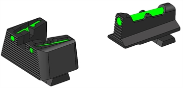 Picture of HiViz LiteWave Green/Red/White Fits Sig P320/365 SG32CLW21