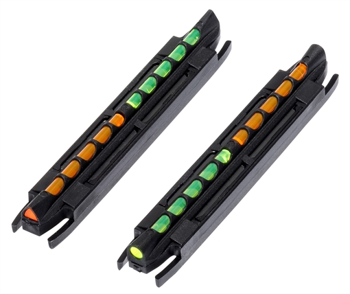 Picture of HiViz Two-In-One Magnetic Front Sight Black | Green/Orange Fiber Optic TO300