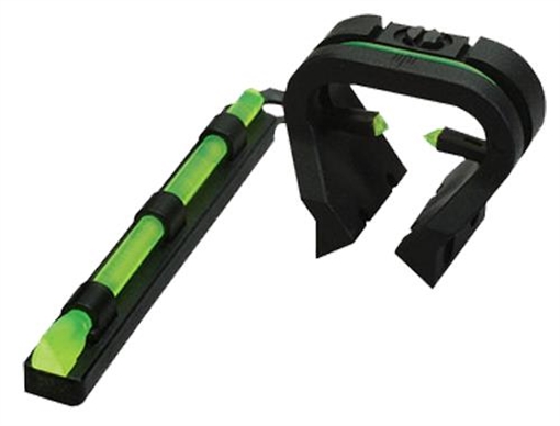Picture of HiViz Tri-Viz Turkey/Deer Sight Set Black | Green Fiber Optic TT1001