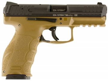 Picture of HK 700009FDEA5 VP9 *MA Compliant 9mm Luger 4.09" 10+1 Flat Dark Earth Flat Dark Earth Interchangeable Backstrap Grip 642230255449