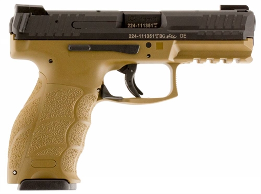 Picture of HK 700009FDELEL VP9 9mm Luger 4.09" 10+1 Flat Dark Earth Flat Dark Earth Interchangeable Backstrap Grip 3 Magazines Night Sights 642230255166