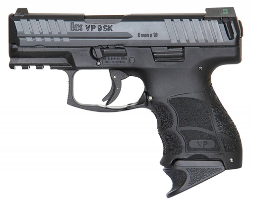 Picture of HK 700009KLEA5 VP9 SK 9mm Luger 3.39" 10+1 Black Interchangeable Backstrap Grip 642230256286