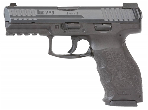 Picture of HK 700009LEA5 VP9 9mm Luger Double 4.09" 15+1 Black Interchangeable Backstrap Grip Black Slide 642230250888